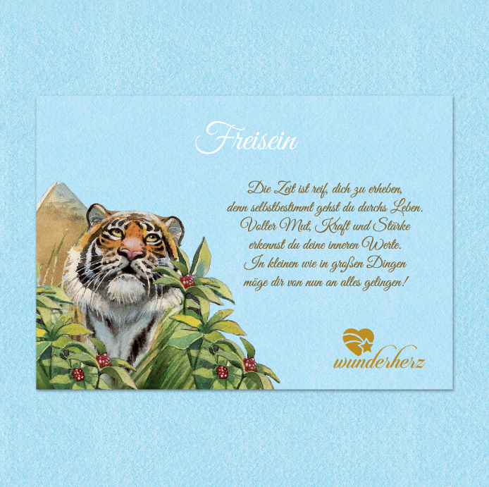 Postkarte Freisein
