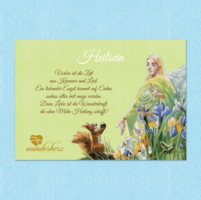 Postkarte Heilsein Postkarte Heilsein