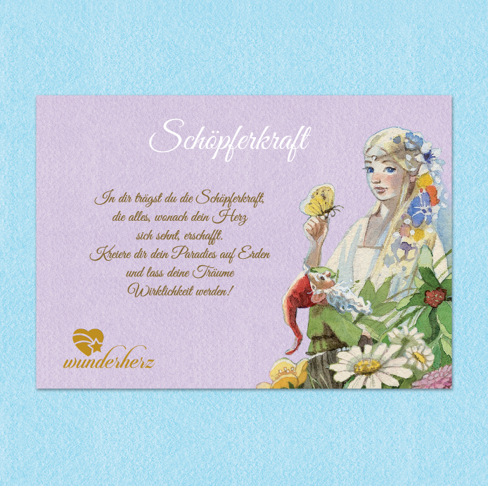 Postkarte Schöpferkraft Postkarte Schöpferkraft
